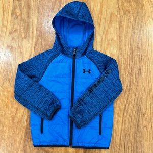 Under Armour Boys Coldgear Lightweight Hooded Jacket